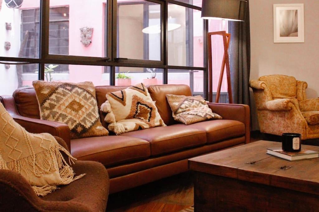 New Mex Inspired Bo-Ho Chic Apartment With Private Patio And Roof Terrace Мехико Экстерьер фото